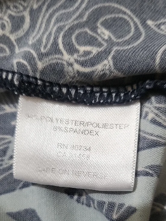 BCBGMaxAzria Navy & Light Blue Floral Twist-Front Camisole - Picture 5 of 5